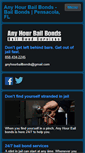 Mobile Screenshot of anyhourbailbonds.com